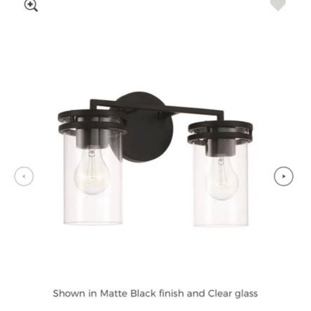 Capitol Lighting 2-light Vanity Light - NEW
